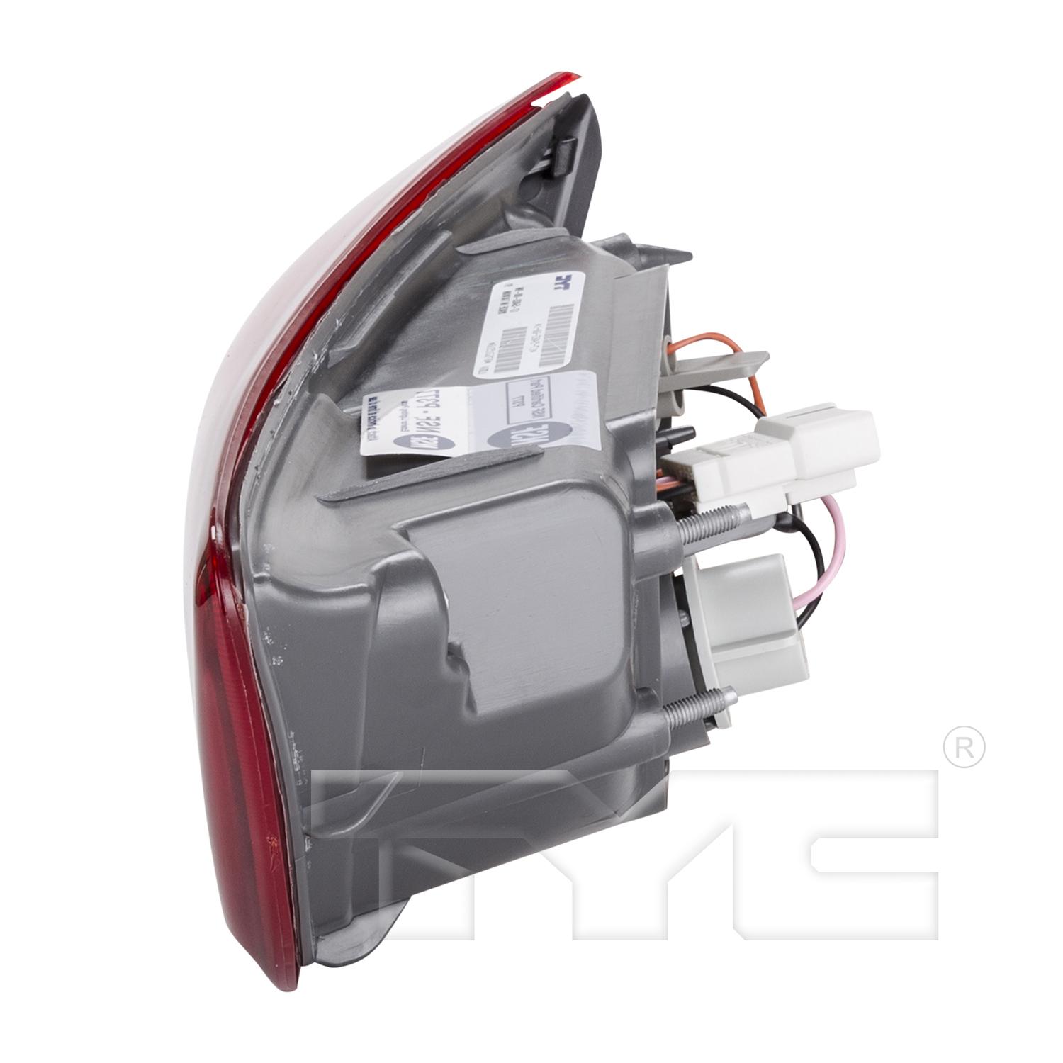 TYC 175404001 Tail Light Assembly product image 4 of 6