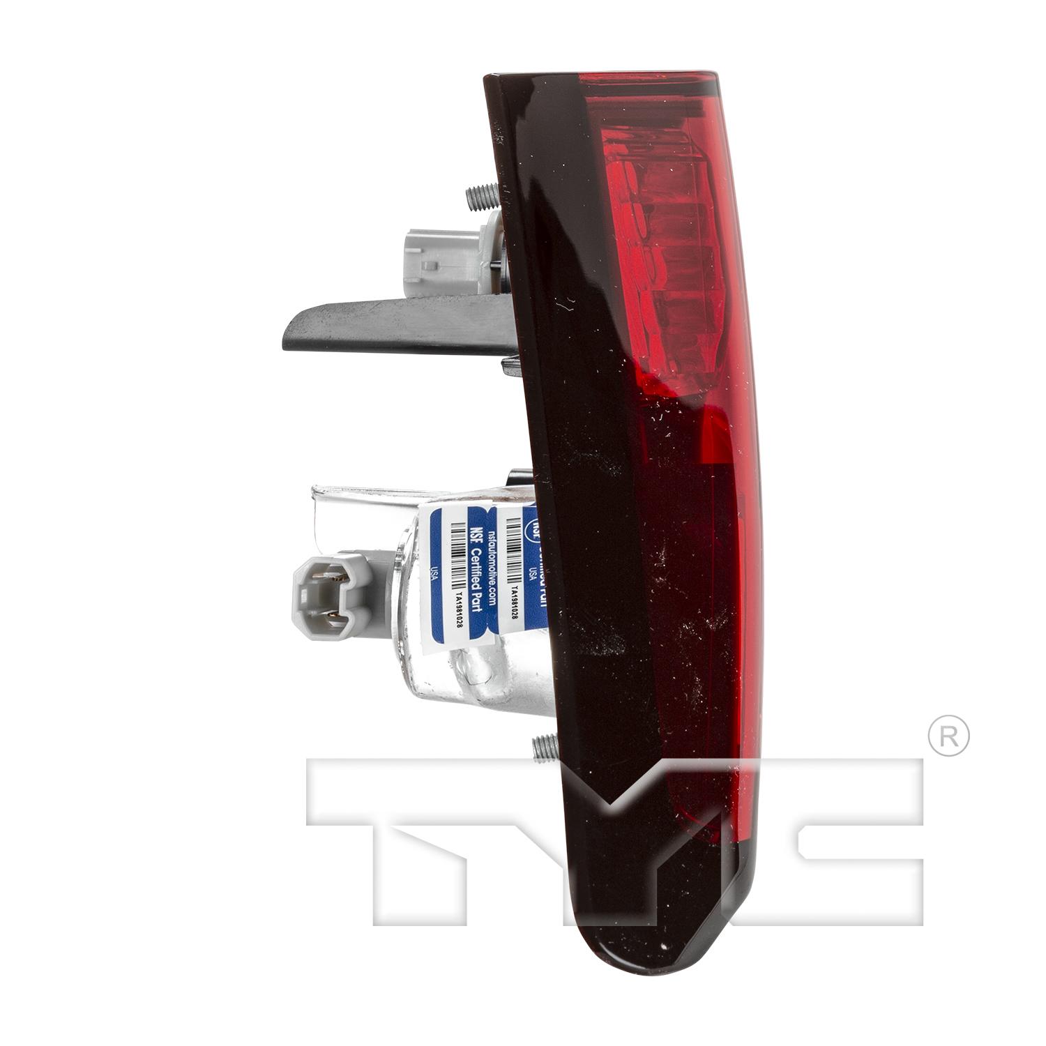 TYC 175409001 Tail Light Assembly product image 3 of 6