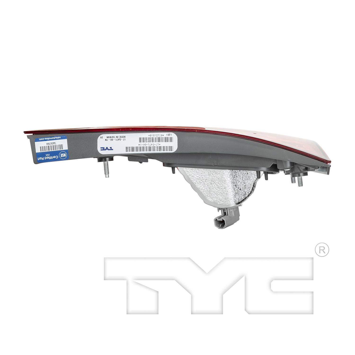 TYC 17547100 Tail Light Assembly product image 6 of 6