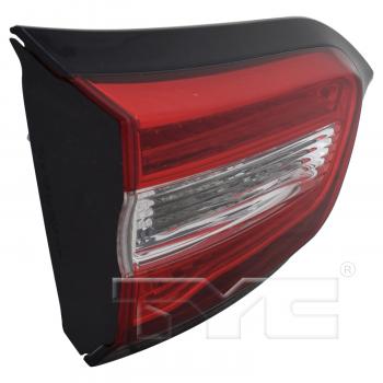 2019 Jeep Cherokee Tail Light Assembly Left Inner TYC 175476009 image 4 of 4