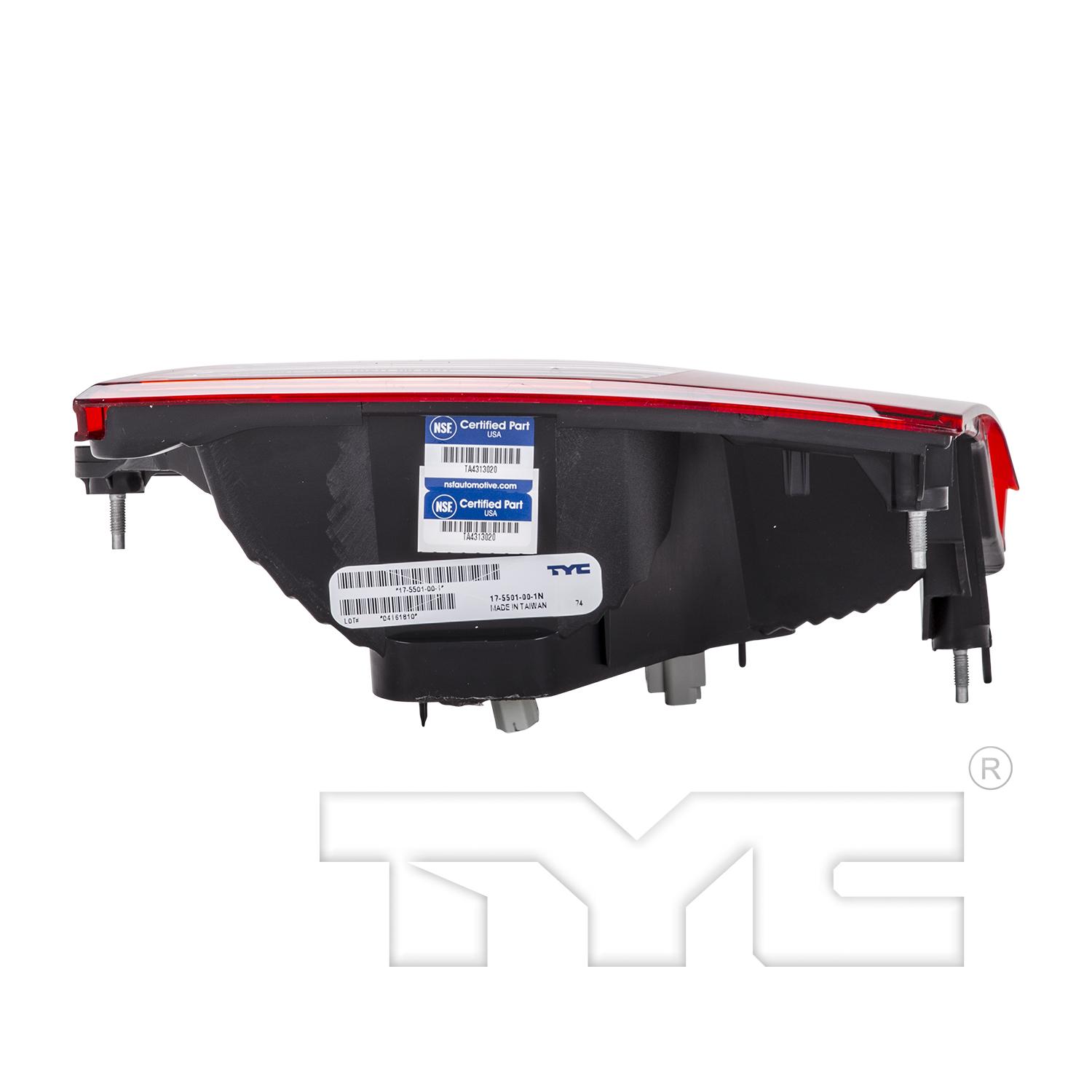 TYC 175501001 Tail Light Assembly product image 6 of 6