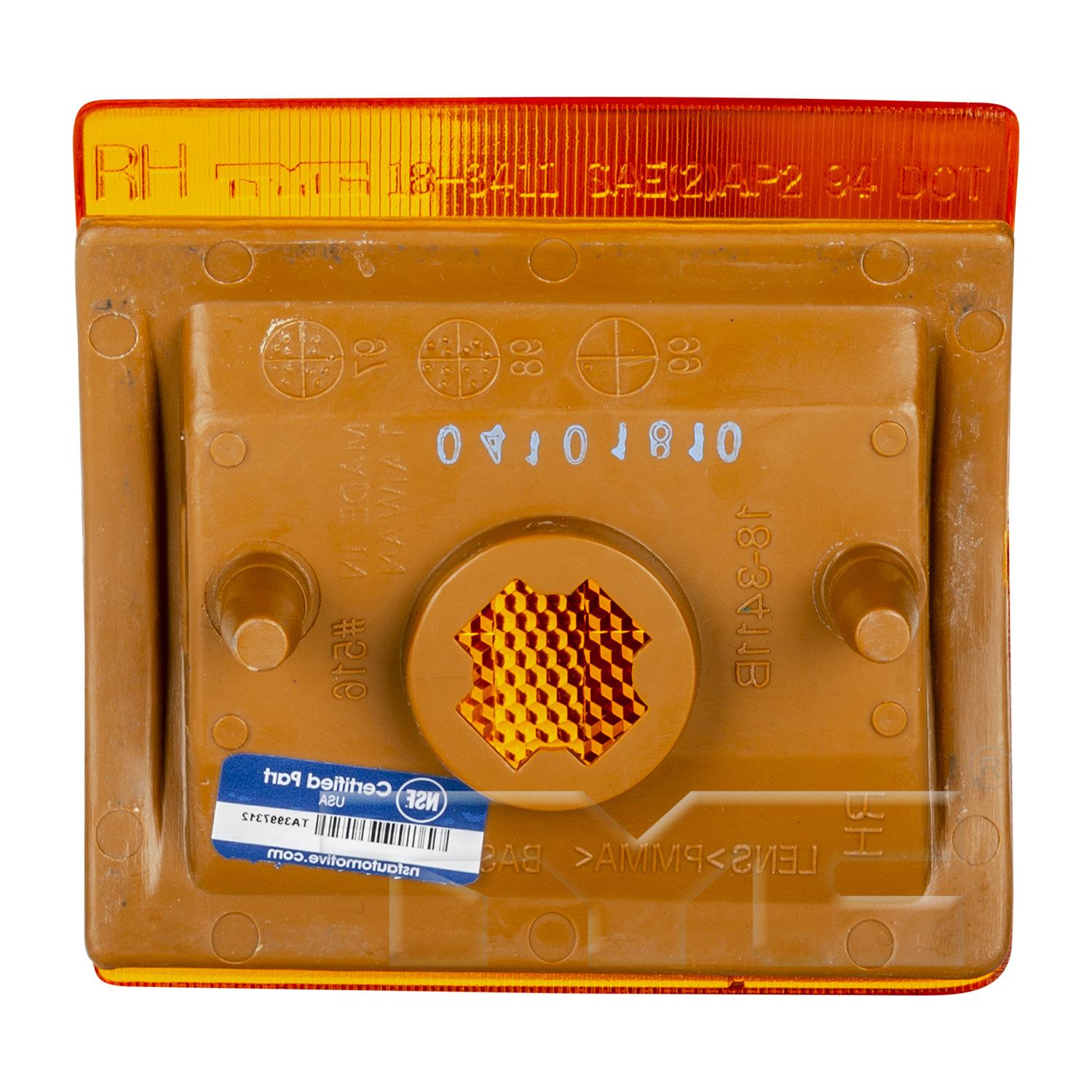 TYC 183412011 - Side Marker Light Assembly TYC 183412011 Side Marker Light product image 2 of 6