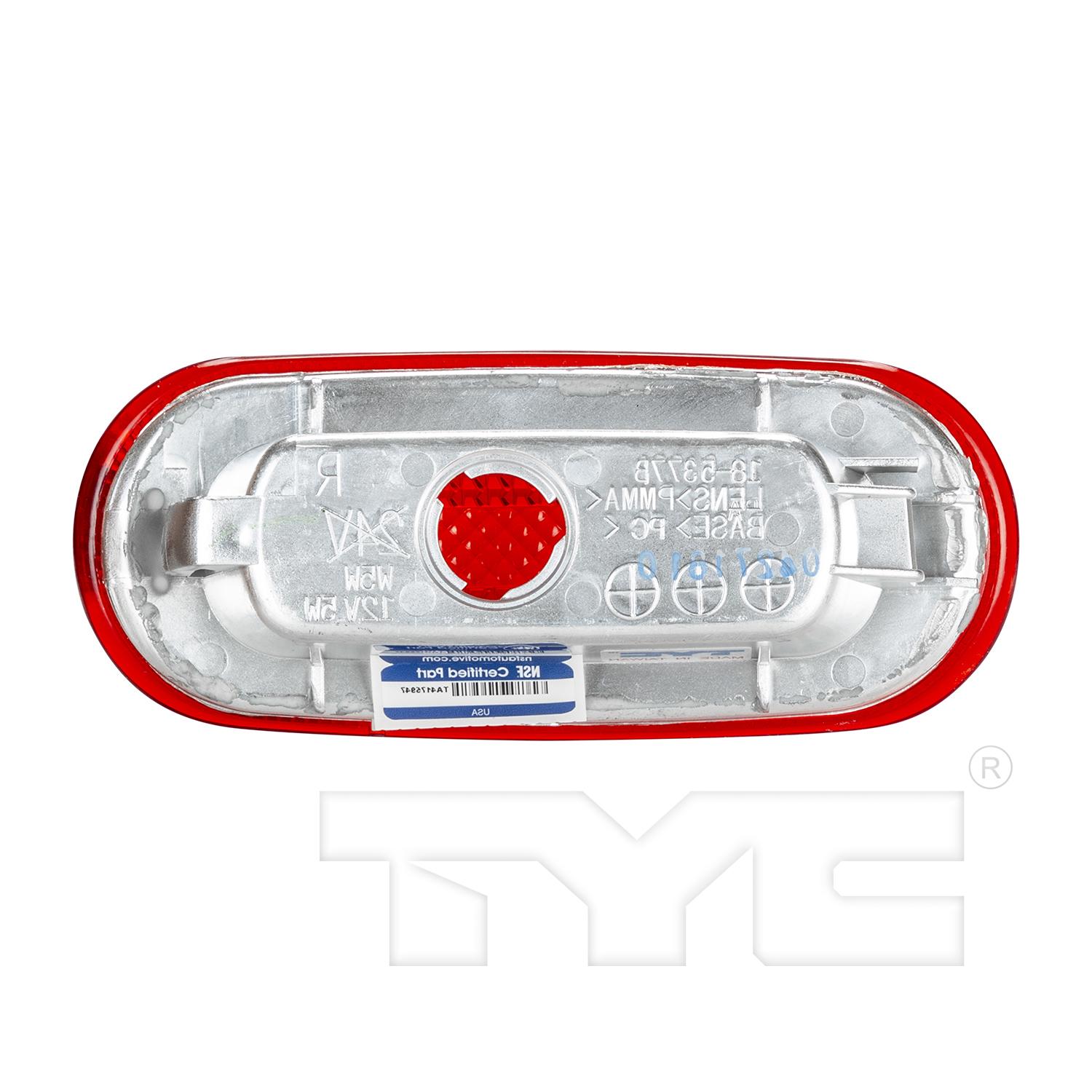 TYC 185378011 - Side Marker Light Assembly TYC 185378011 Side Marker Light product image 2 of 6