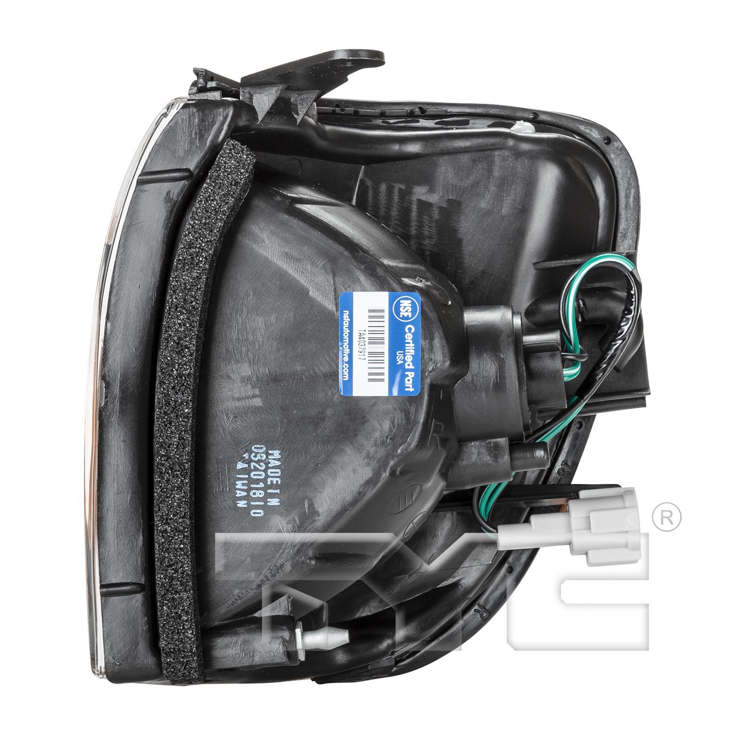TYC 18554500 - Turn Signal / Parking Light Assembly TYC 18554500 Turn Signal / Parking Light Assembly product image 4 of 6