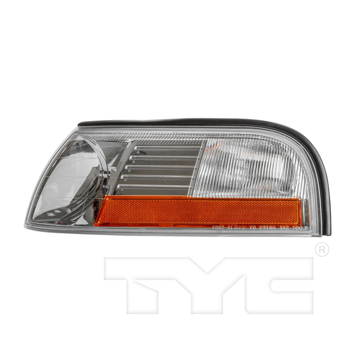 TYC 185894019 - Turn Signal / Parking Light / Side Marker Light TYC 185894019 Cornering / Side Marker Light Assembly product image 3 of 6