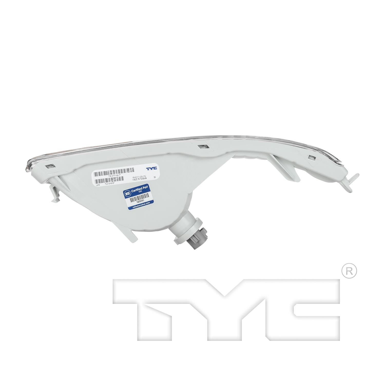 TYC 18611100 Turn Signal Light Assembly product image 5 of 6