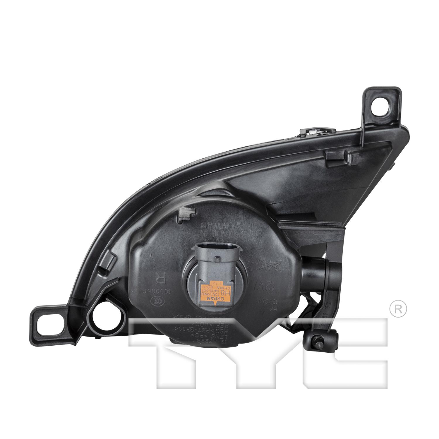 TYC 19072900 - Fog Light Assembly TYC 19072900 Fog Light Assembly product image 2 of 6