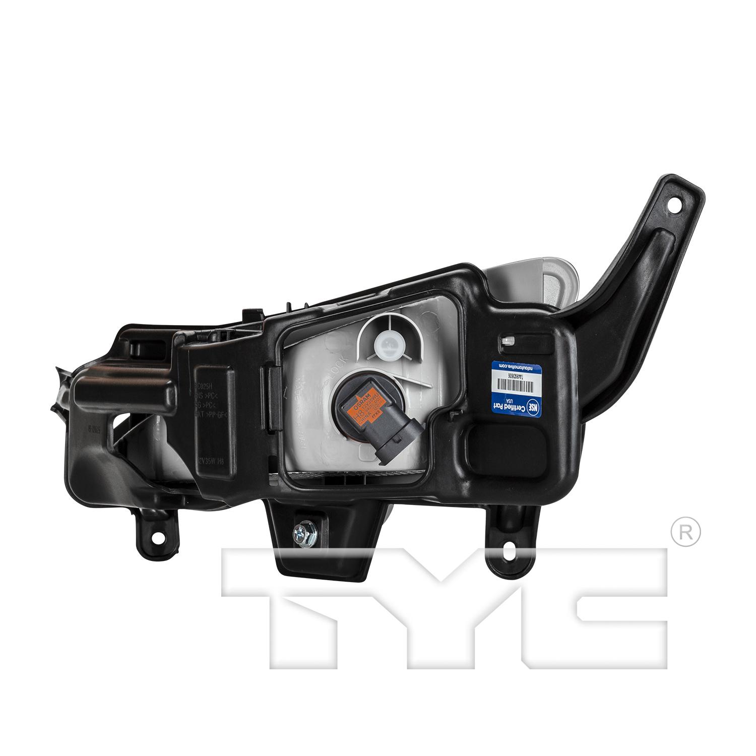 TYC 1912025009 - Fog Light Assembly TYC 1912025009 Fog Light Assembly product image 2 of 6
