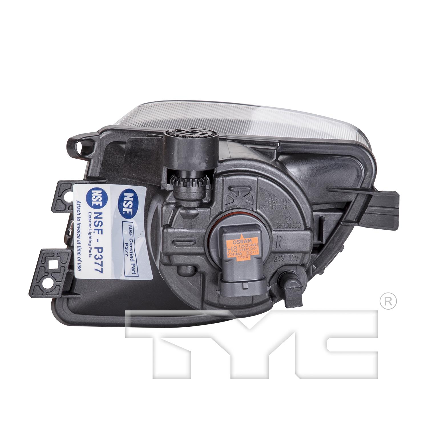 TYC 1912033001 - Fog Light Assembly TYC 1912033001 Fog Light Assembly product image 2 of 6