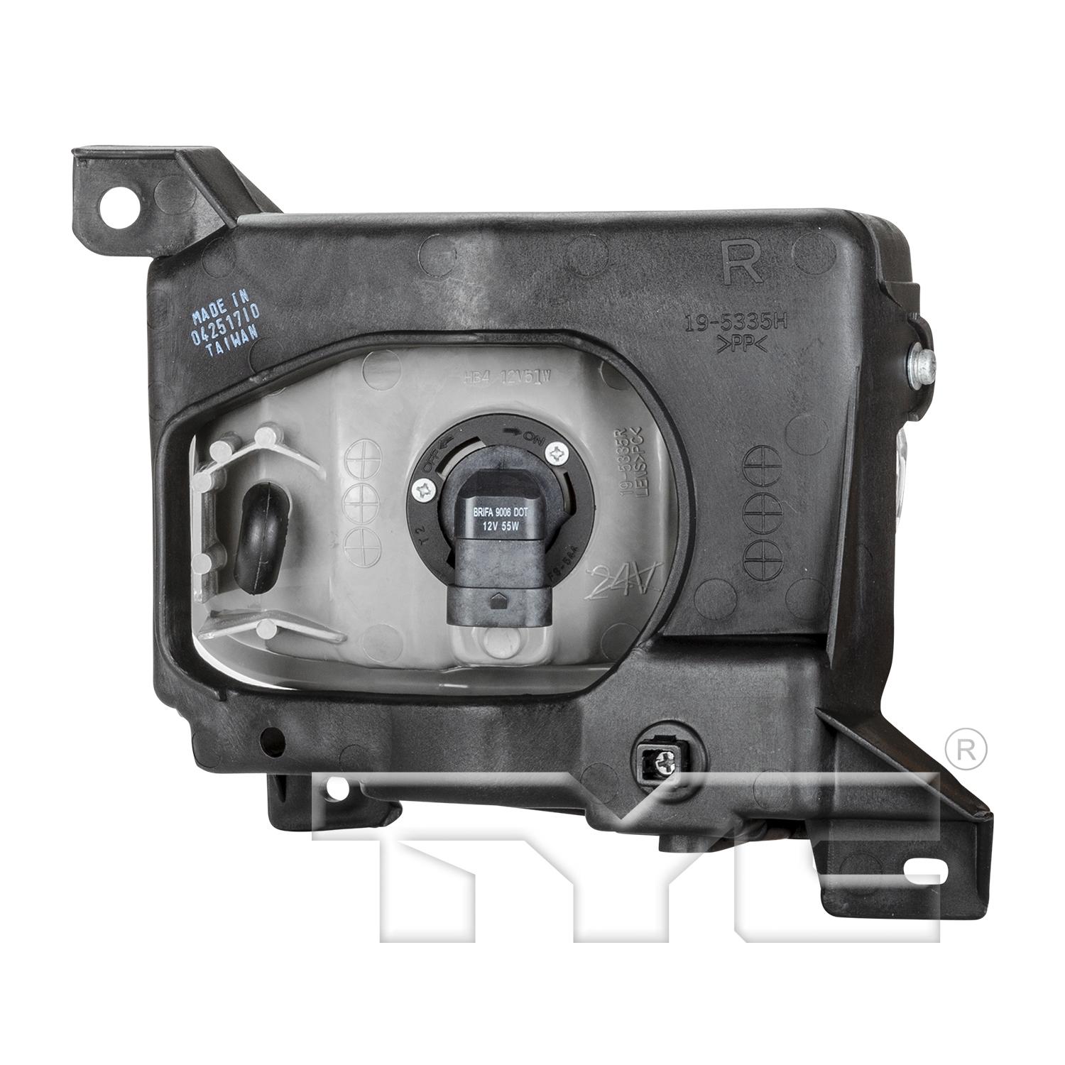 TYC 19533500 - Fog Light Assembly TYC 19533500 Fog Light Assembly product image 2 of 6