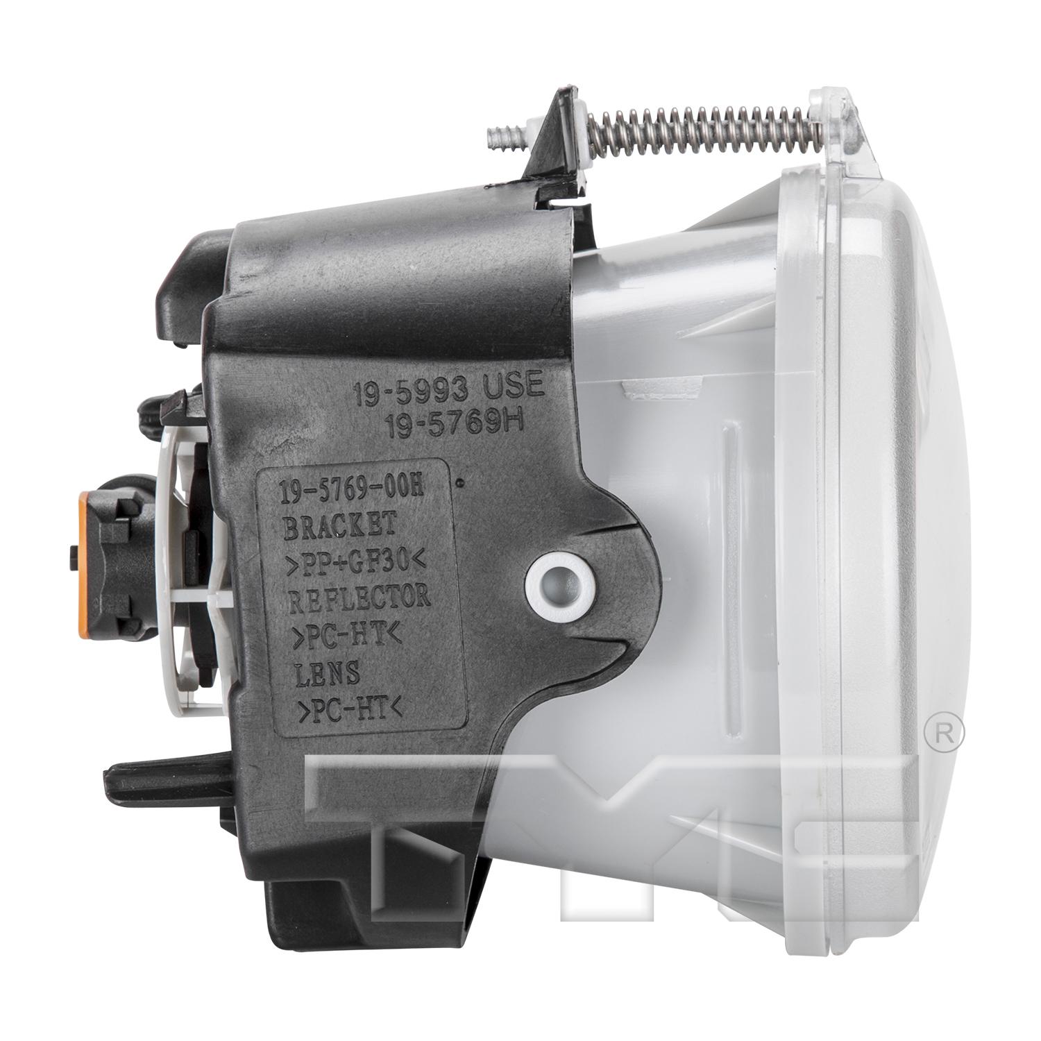 TYC 195769909 - Fog Light Assembly TYC 195769909 Fog Light Assembly product image 3 of 6