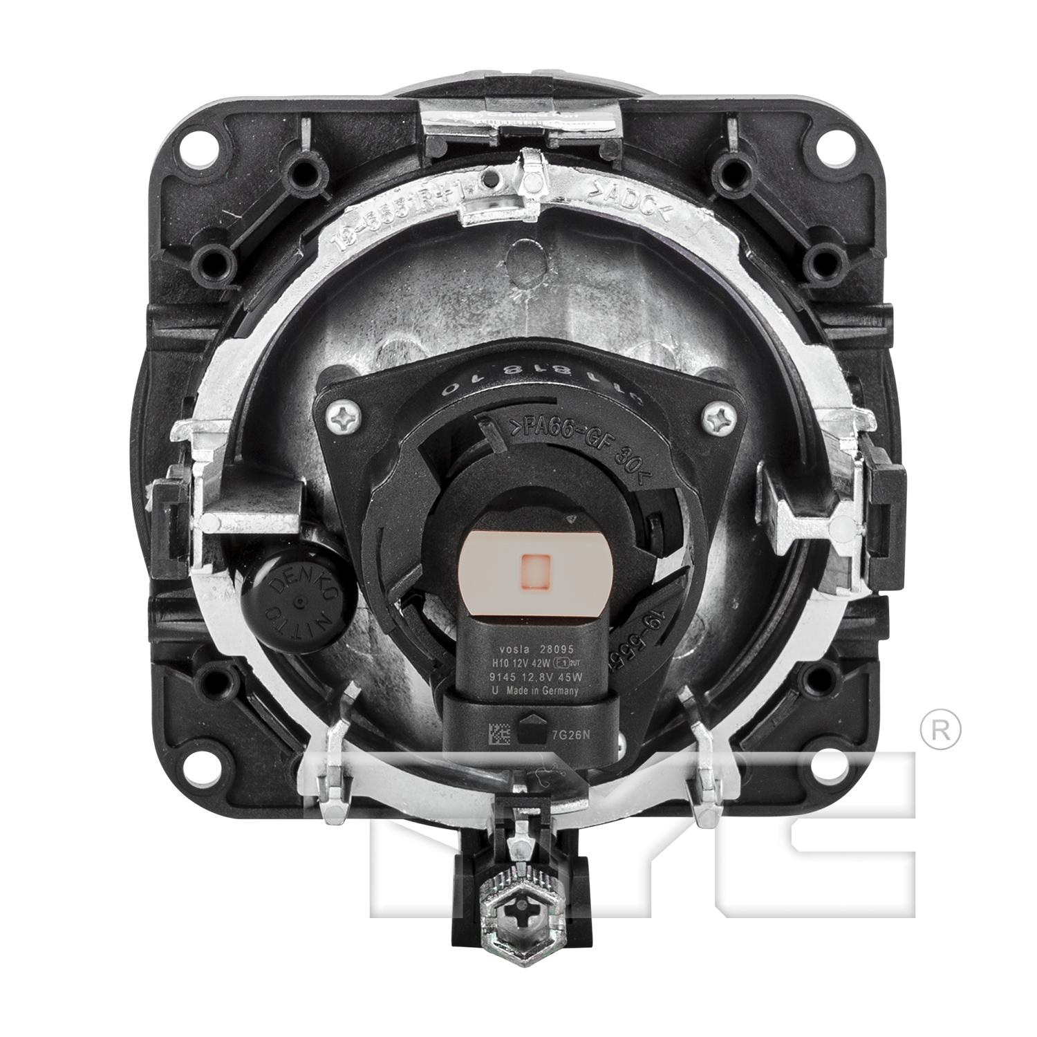 TYC 195811001 - Fog Light Assembly TYC 195811001 Fog Light Assembly product image 2 of 6