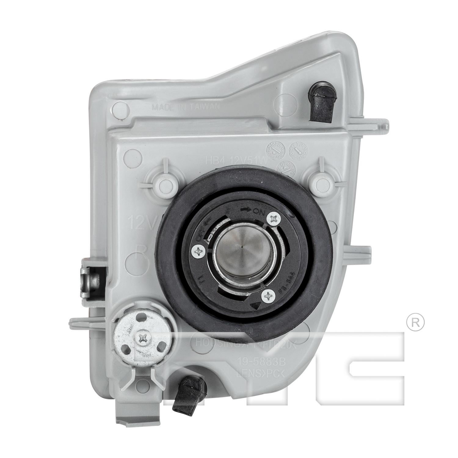 TYC 19588301 - Fog Light Assembly TYC 19588301 Fog Light Assembly product image 2 of 6