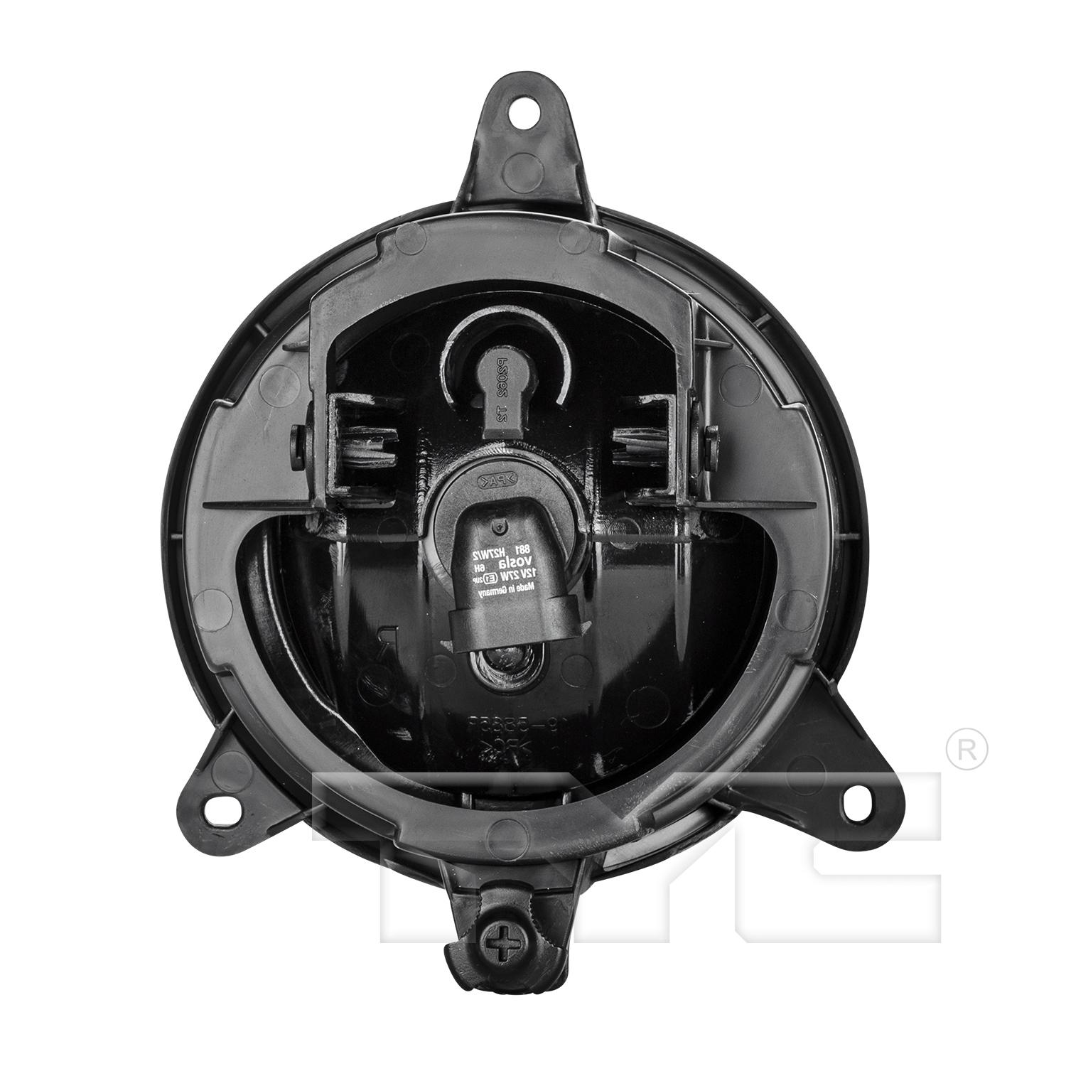 TYC 195886001 Fog Light Assembly product image 2 of 6