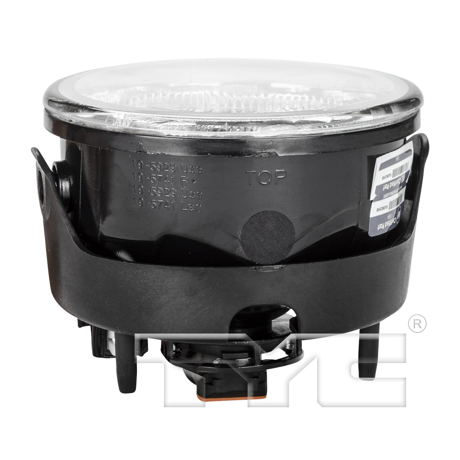 TYC 195929001 - Fog Light Assembly TYC 195929001 Fog Light Assembly product image 5 of 6