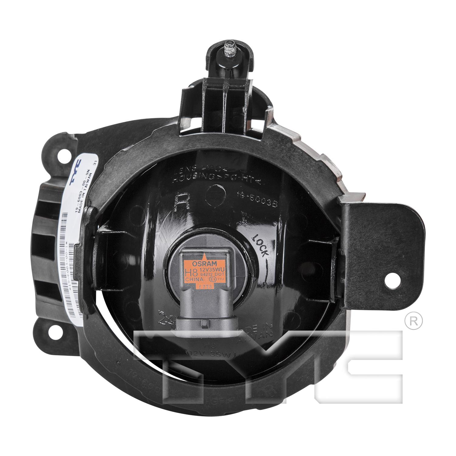 TYC 196003001 - Fog Light Assembly TYC 196003001 Fog Light Assembly product image 2 of 6