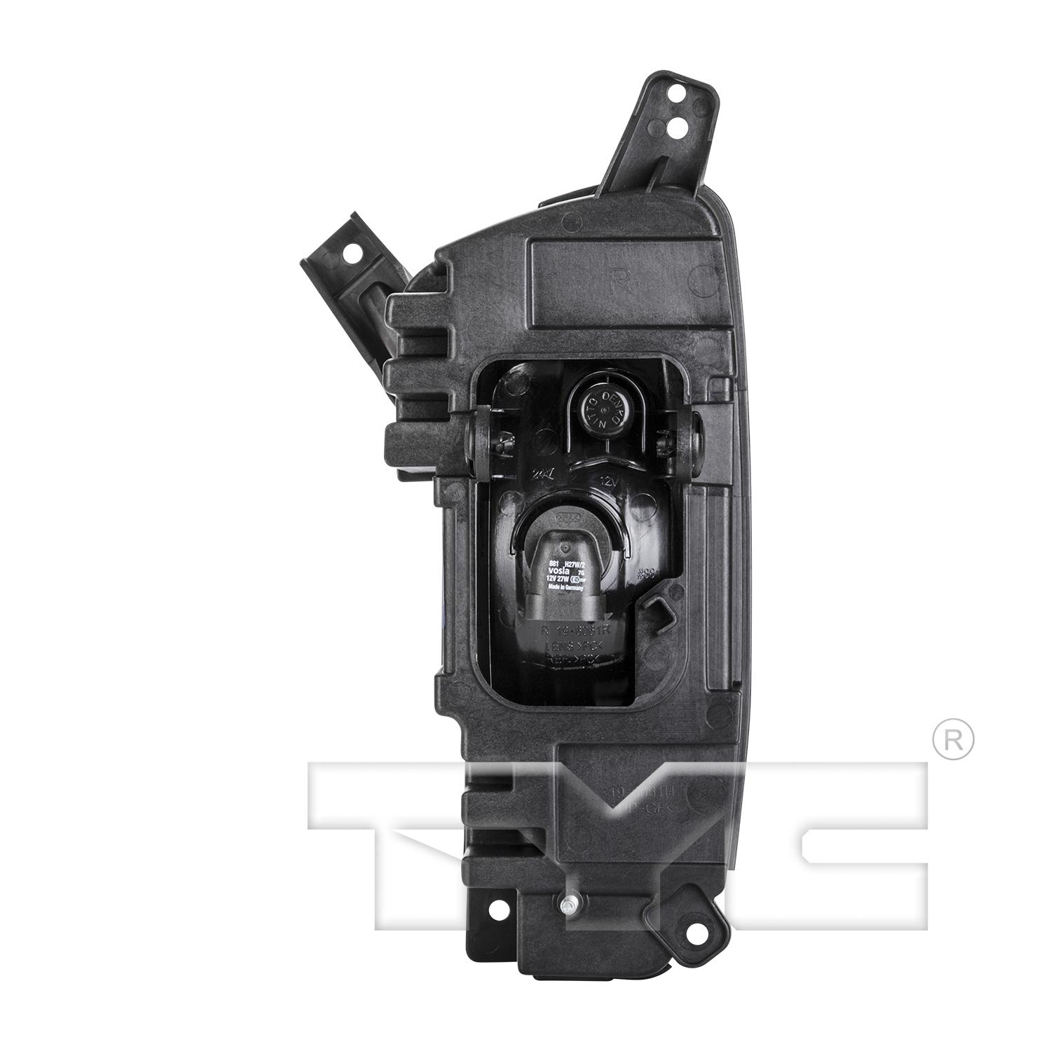 TYC 196061001 Fog Light Assembly product image 2 of 6