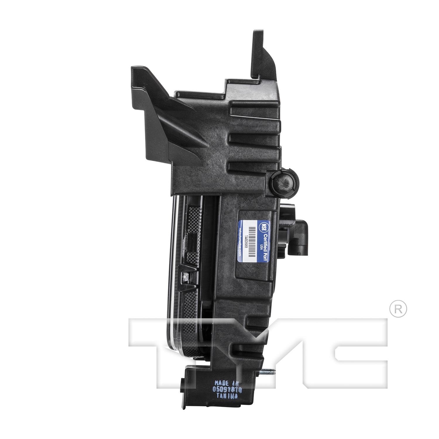 TYC 196061001 Fog Light Assembly product image 4 of 6