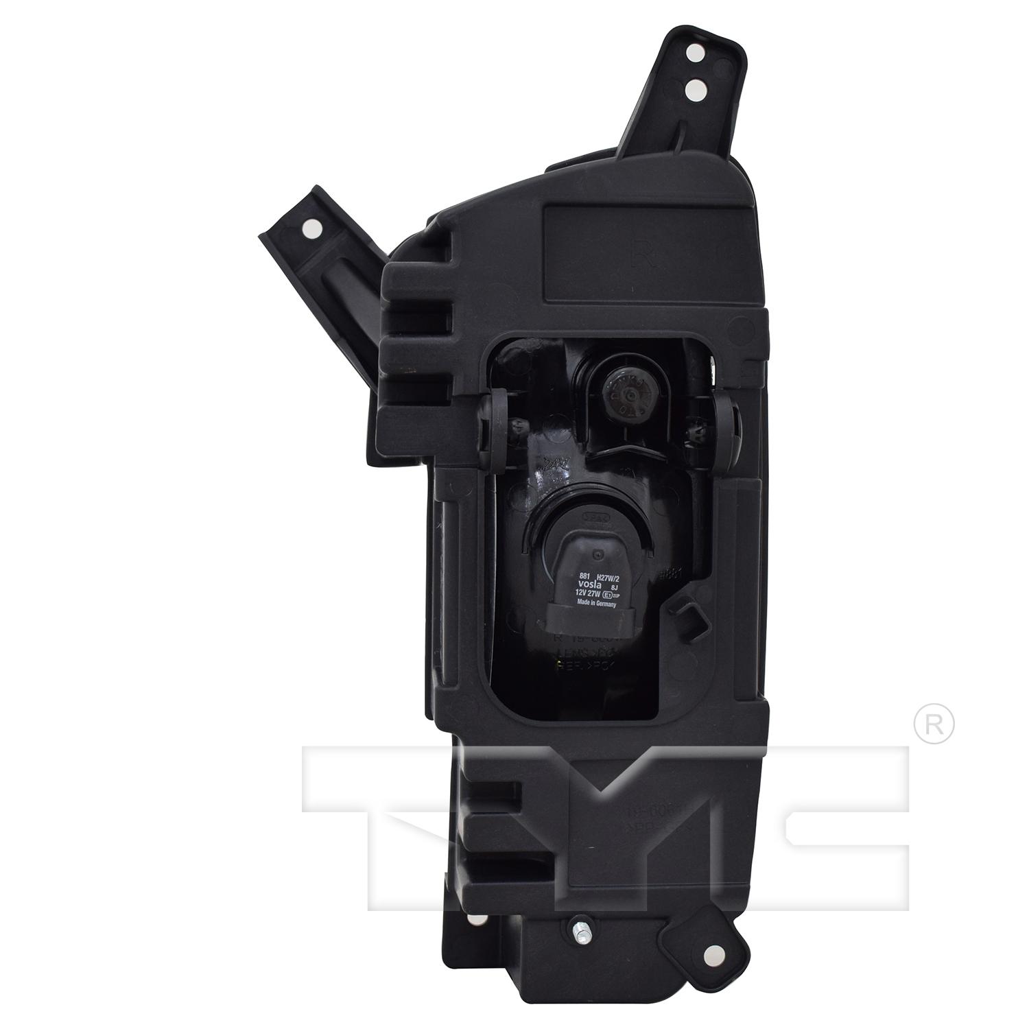 TYC 196061009 Fog Light Assembly product image 2 of 6