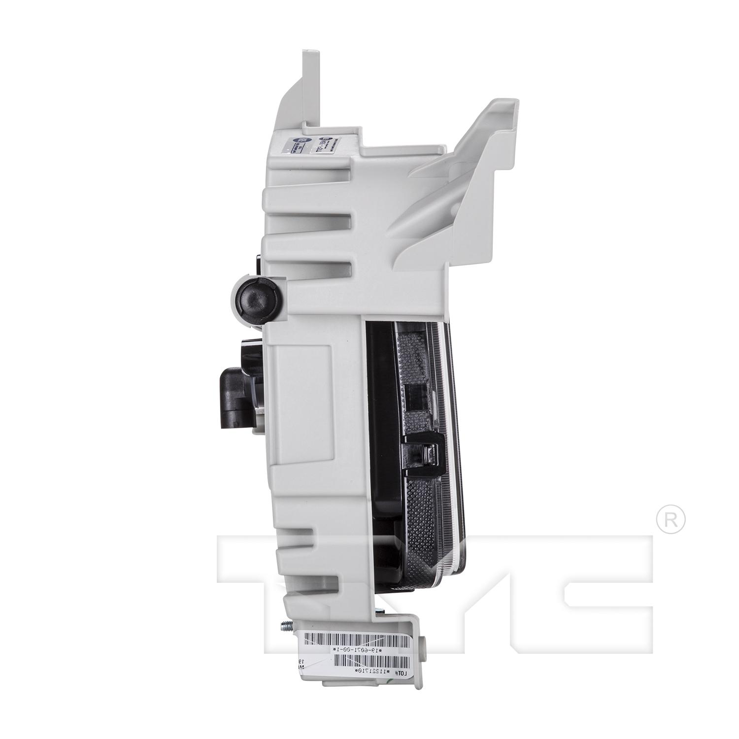 TYC 19607200 Fog Light Assembly product image 4 of 6