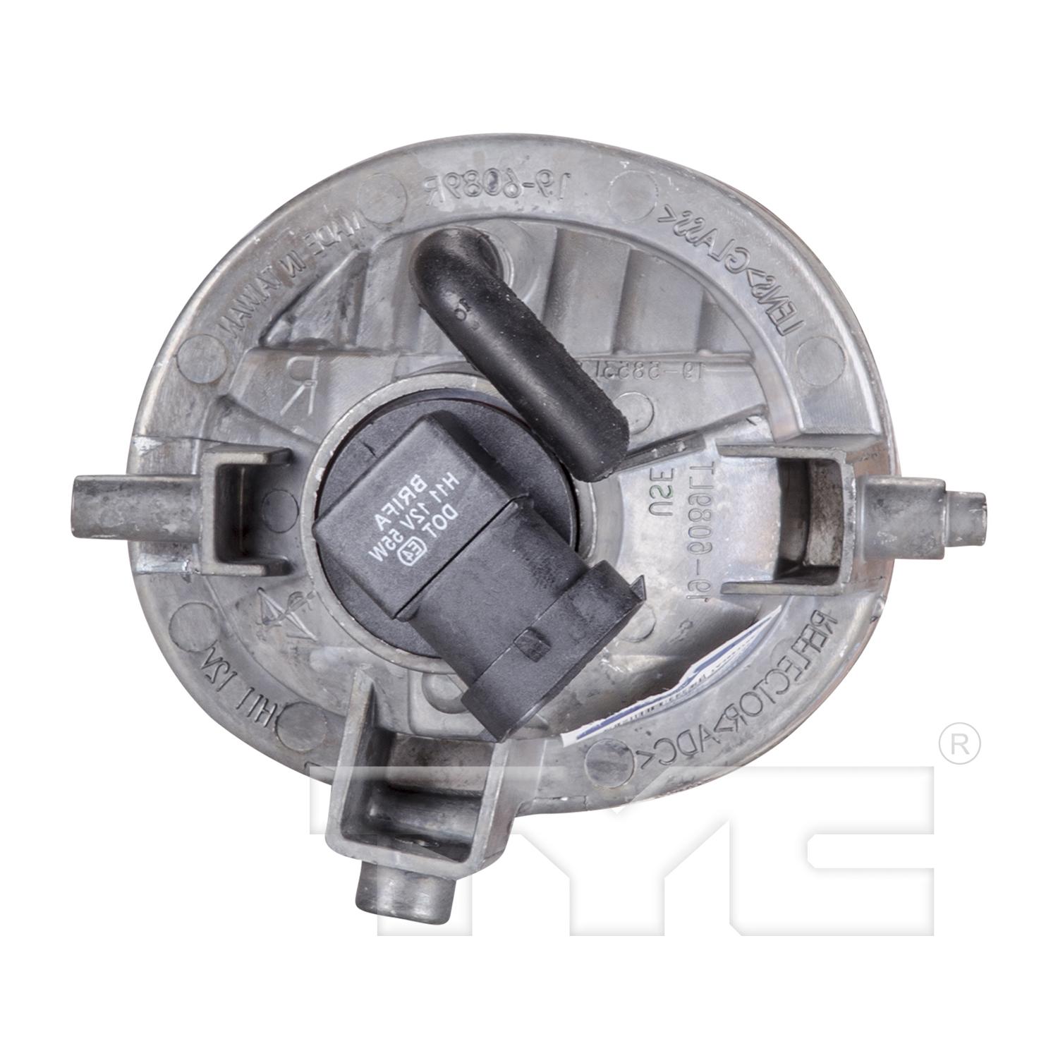 TYC 19609000 - Fog Light Assembly TYC 19609000 Fog Light Assembly product image 2 of 6