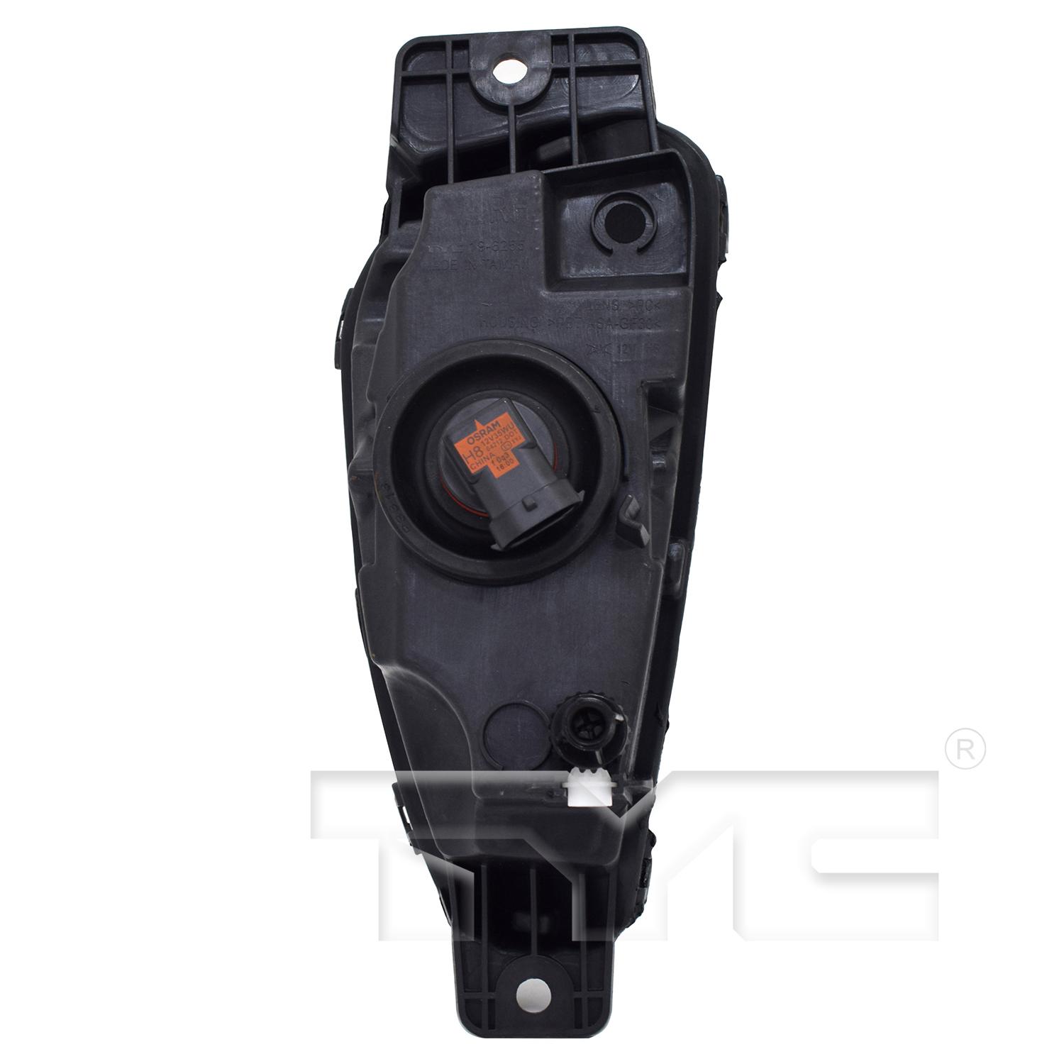 TYC 196255009 - Fog Light Assembly TYC 196255009 Fog Light Assembly product image 2 of 6