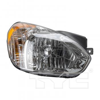 2008 Hyundai Accent Headlight Assembly Right TYC 201129100 image 1 of 4