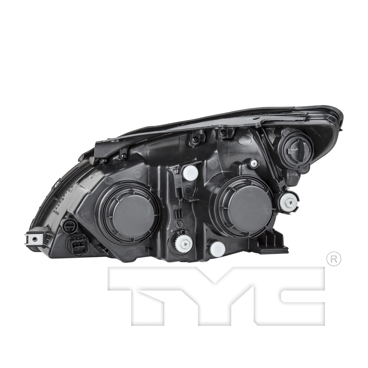 TYC 2012123001 Headlight Assembly product image 2 of 6