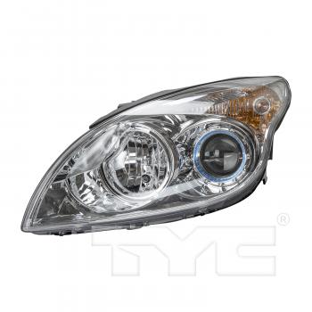 2009 Hyundai Elantra Headlight Assembly Left TYC 201212400 image 1 of 4