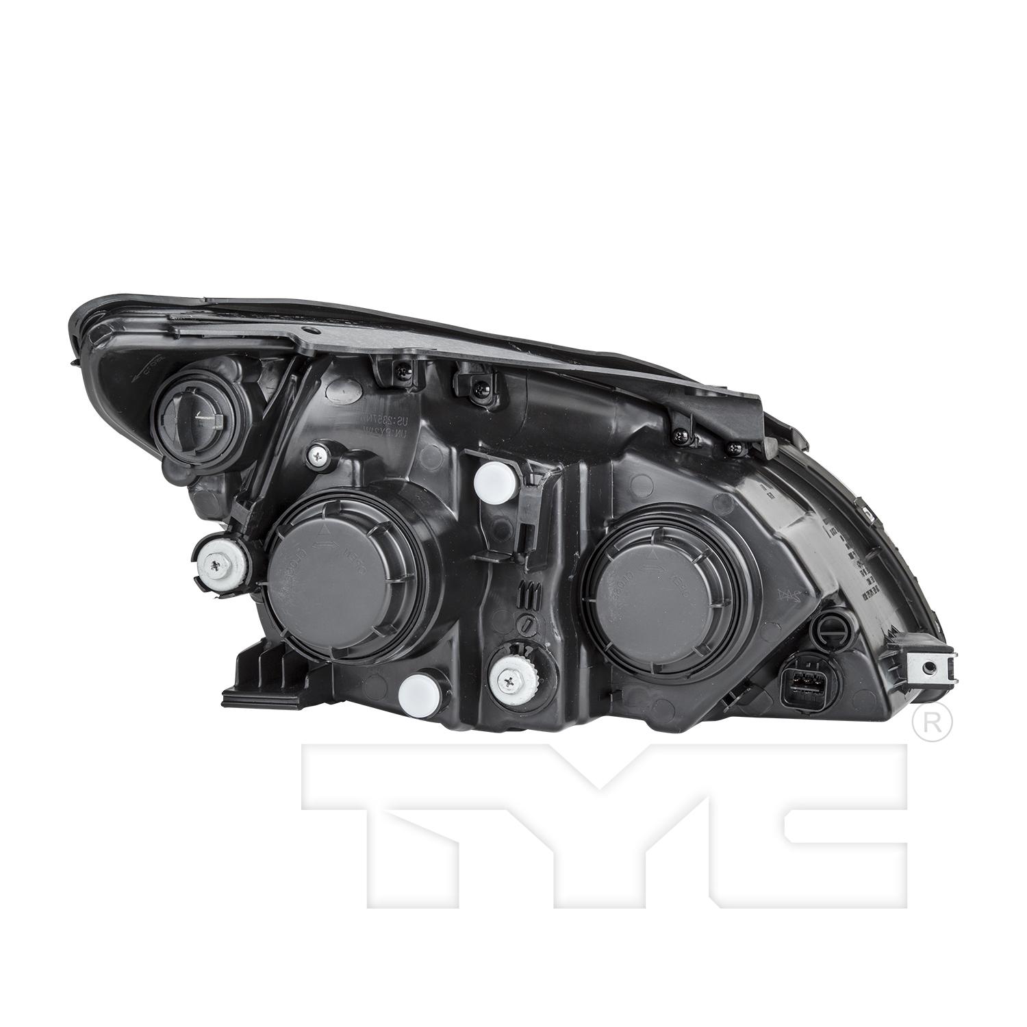 TYC 2012124001 Headlight Assembly product image 2 of 6
