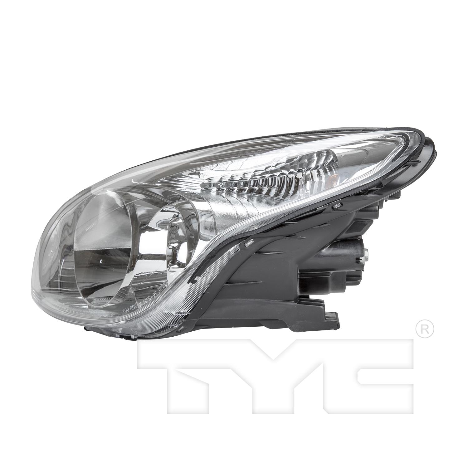 TYC 2012124001 Headlight Assembly product image 3 of 6