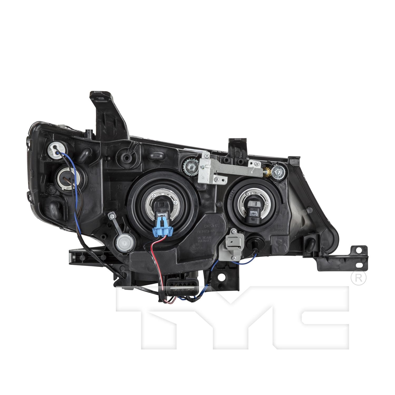TYC 201214400 Headlight Assembly product image 2 of 6