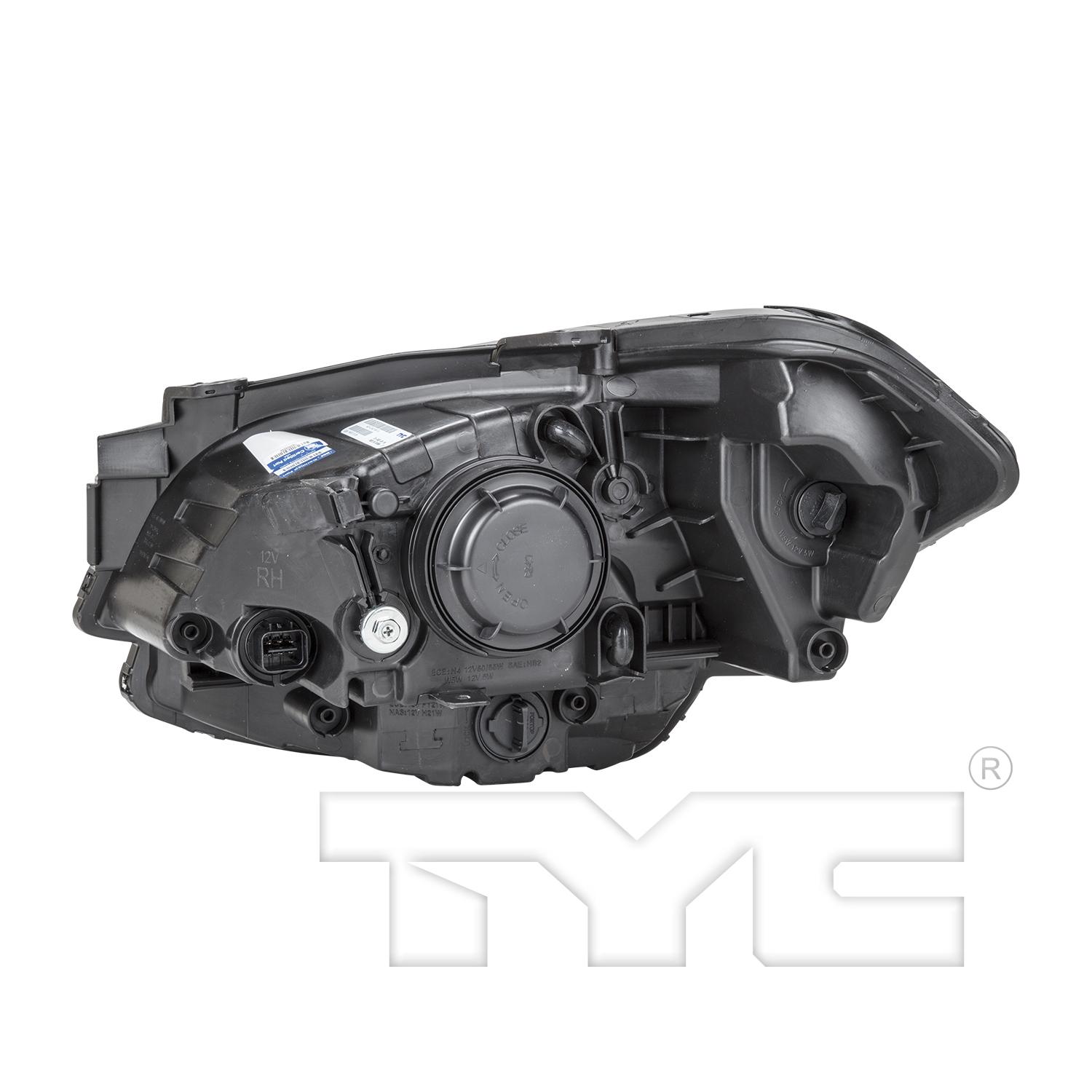 TYC 2012403009 Headlight Assembly product image 2 of 6