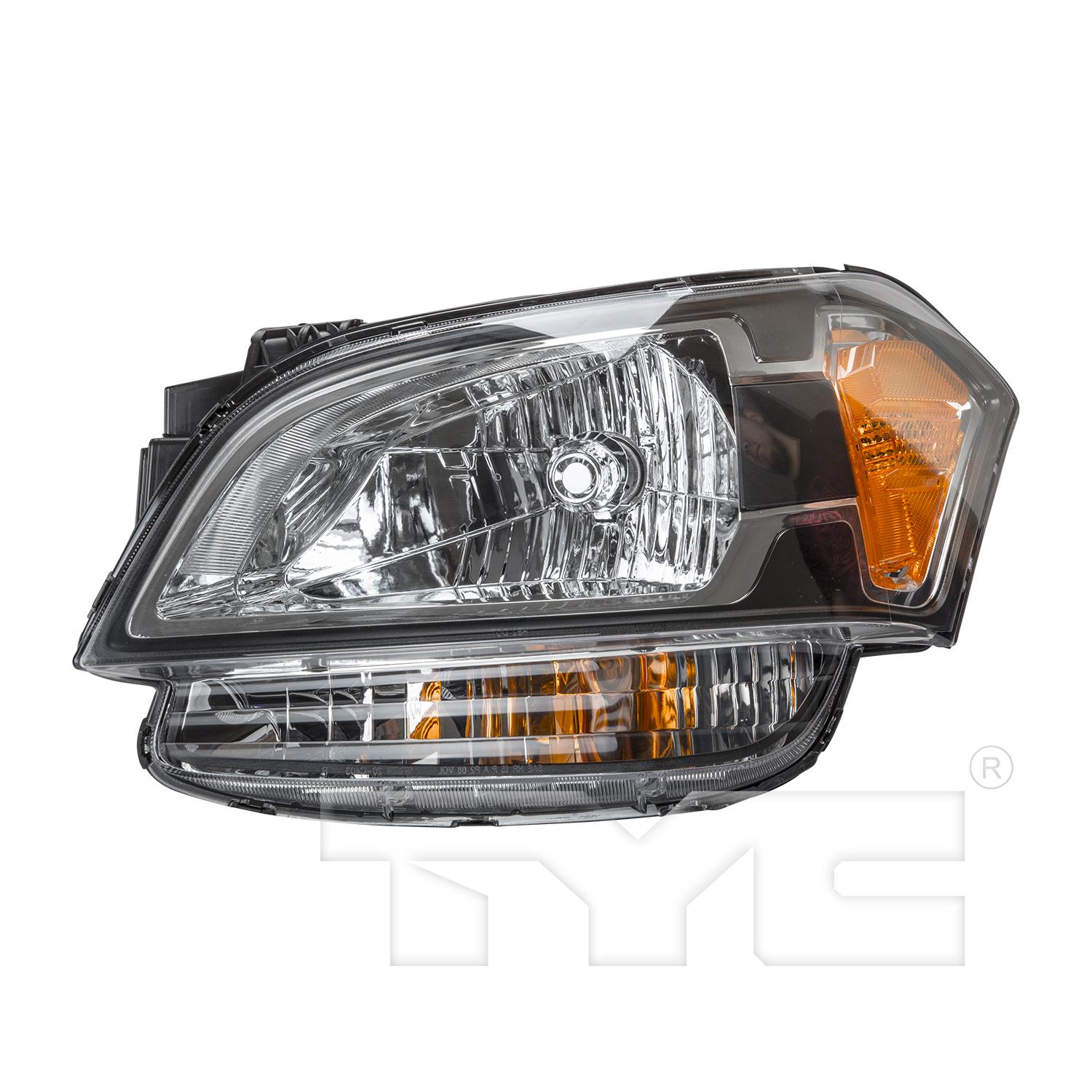 TYC 2012404009 Headlight Assembly product image 1 of 6
