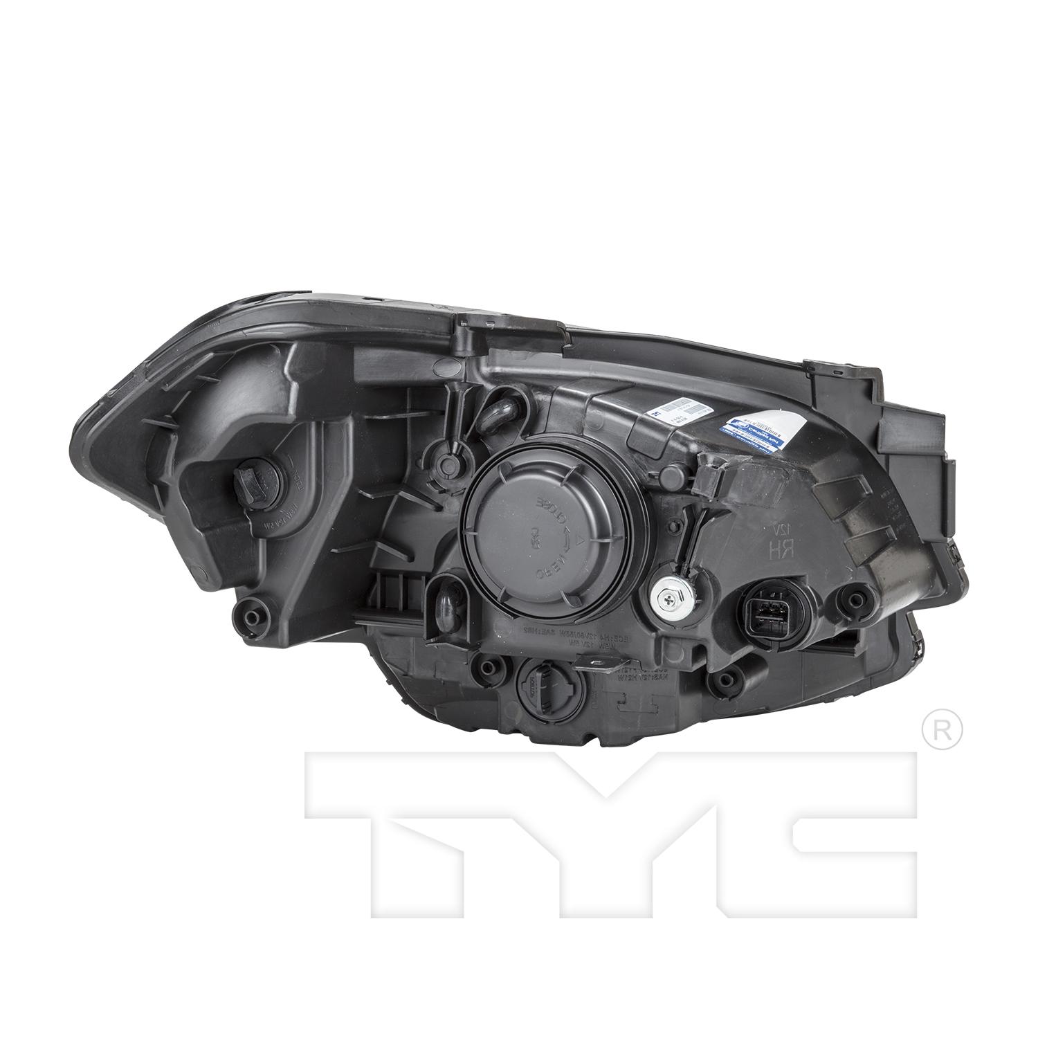 TYC 2012404009 Headlight Assembly product image 2 of 6