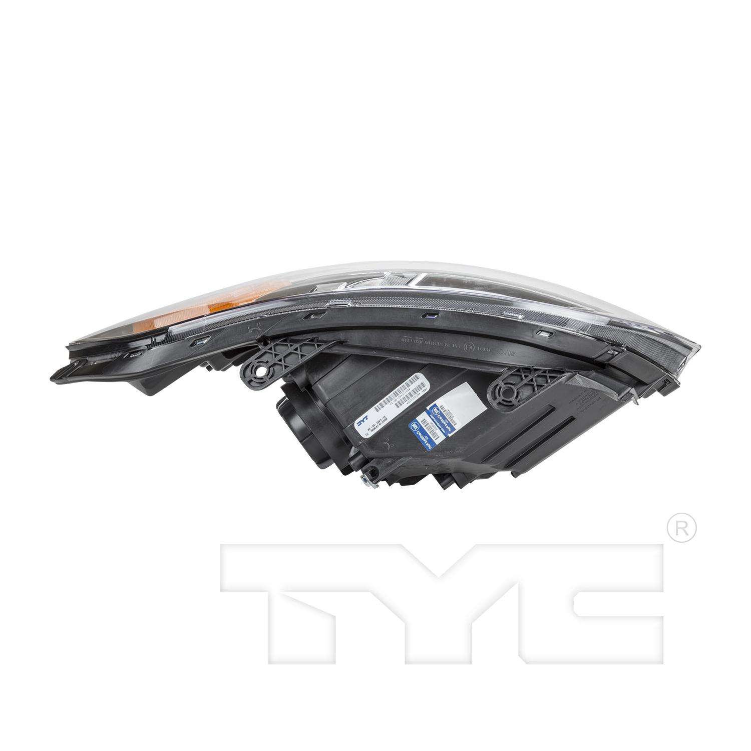 TYC 2012404009 Headlight Assembly product image 5 of 6