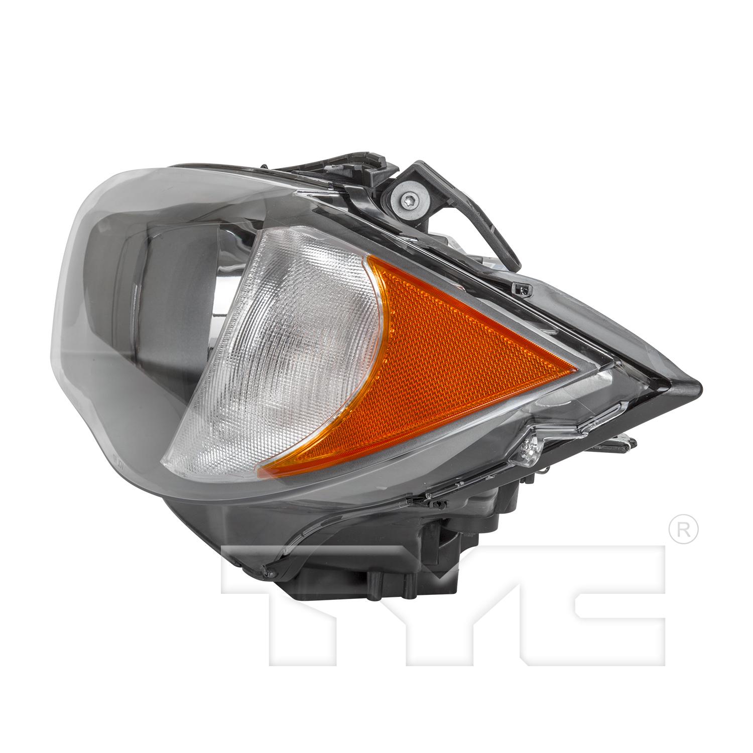 TYC 2012490009 Headlight Assembly product image 3 of 6