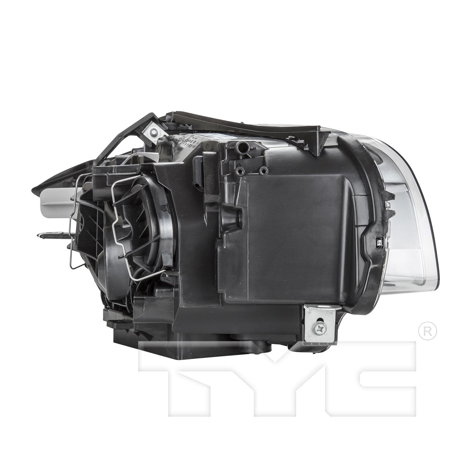 TYC 2012490009 Headlight Assembly product image 4 of 6