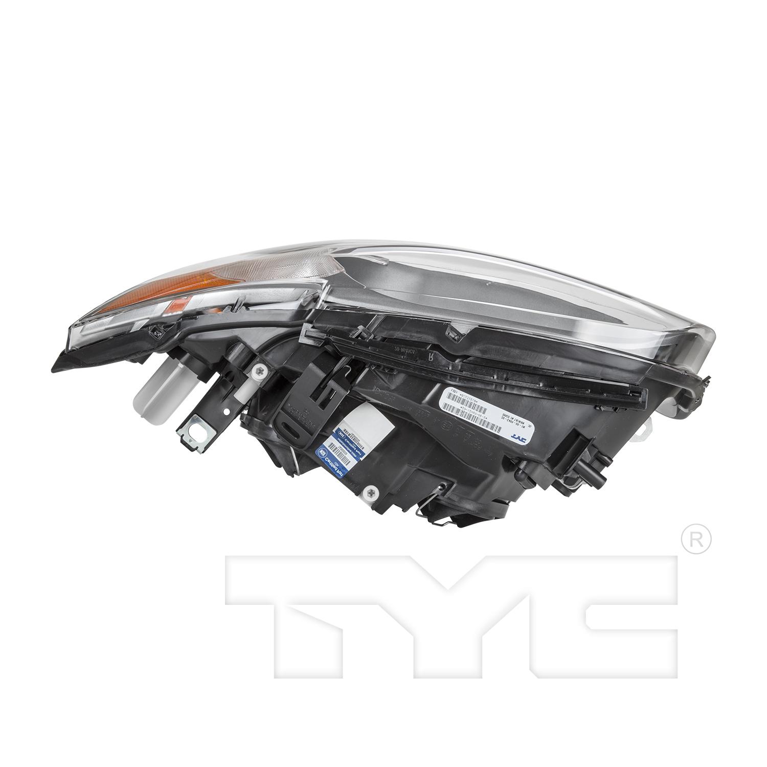 TYC 2012490009 Headlight Assembly product image 5 of 6