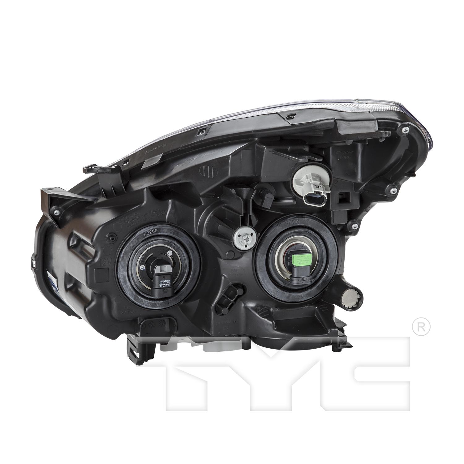 TYC 2012527909 Headlight Assembly product image 2 of 6
