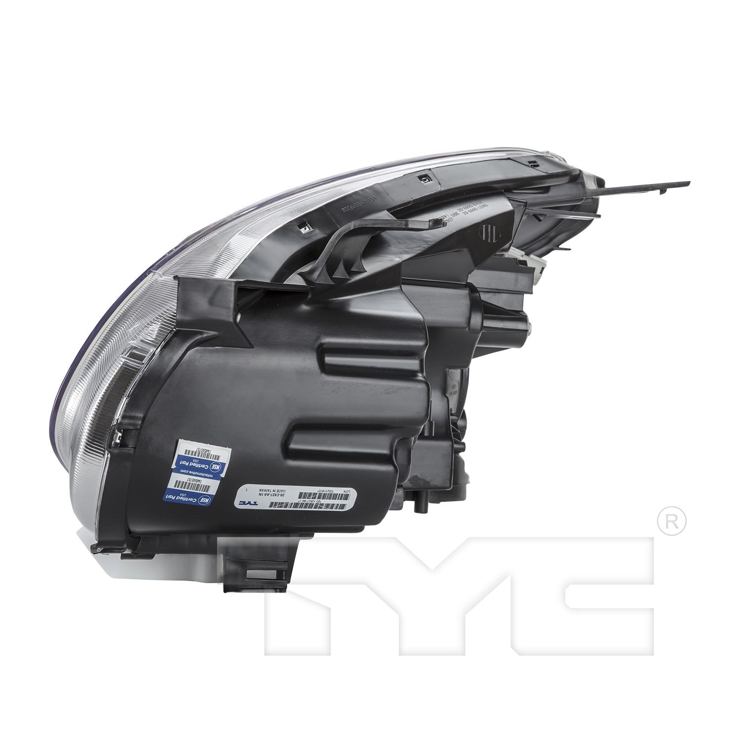 TYC 2012527909 Headlight Assembly product image 4 of 6