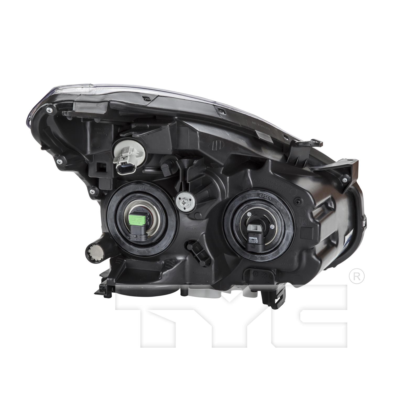 TYC 201252890 Headlight Assembly product image 2 of 6