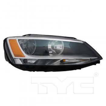2015 Volkswagen Jetta Headlight Assembly Right TYC 201256100 image 1 of 4