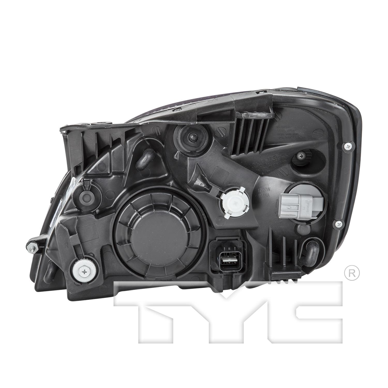 TYC 2012749009 - Headlight Assembly TYC 2012749009 Headlight Assembly product image 2 of 8