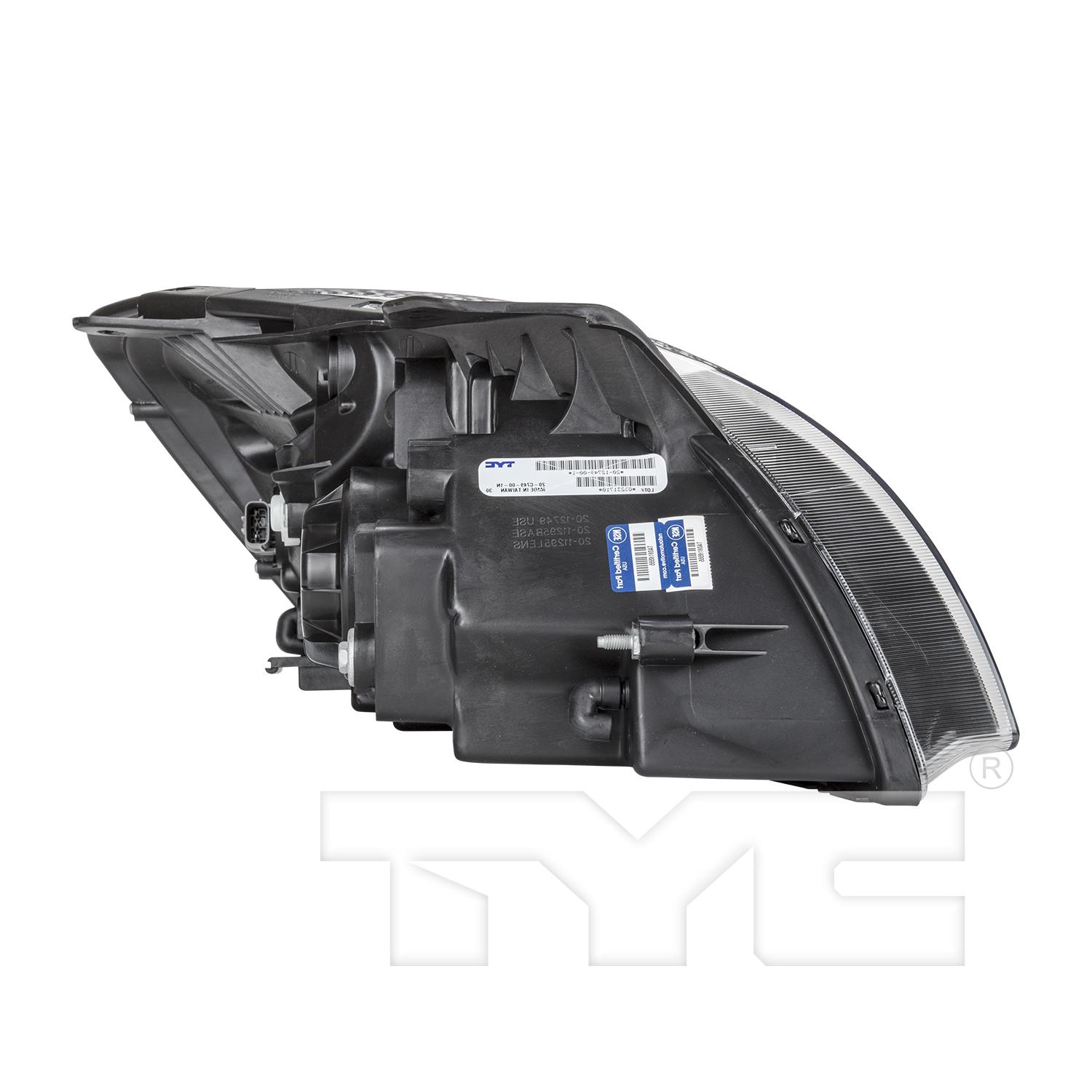 TYC 2012750009 - Headlight Assembly TYC 2012750009 Headlight Assembly product image 4 of 6