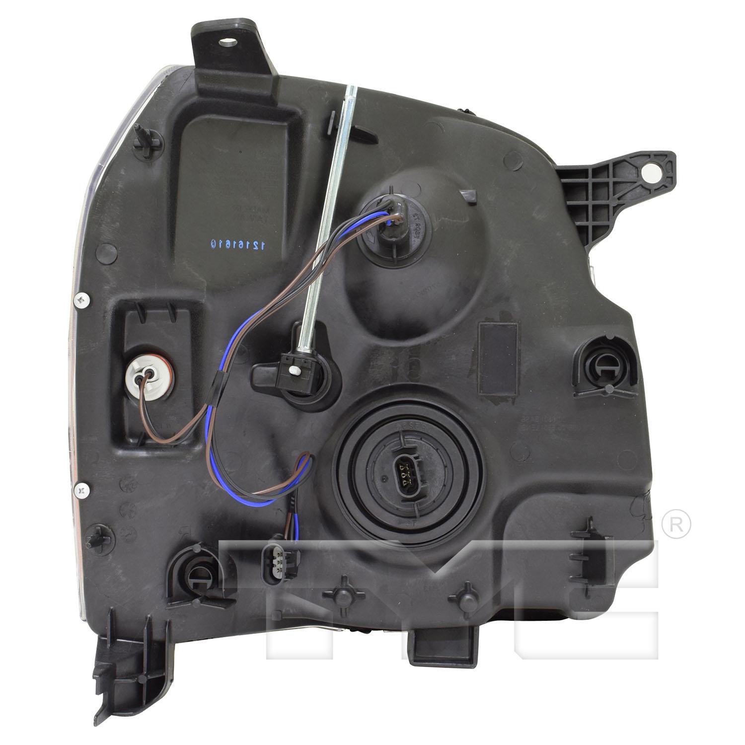 TYC 2015476009 - Headlight Assembly TYC 2015476009 Headlight Assembly product image 2 of 6
