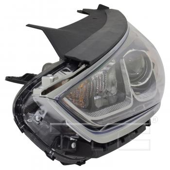 2018 Hyundai Sonata Headlight Assembly Left TYC 2016160009 image 4 of 4