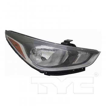 2021 Hyundai Accent Headlight Assembly Right TYC 2016343009 image 1 of 4
