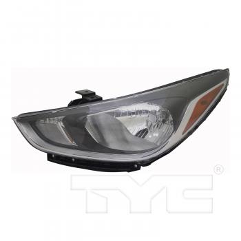 2021 Hyundai Accent Headlight Assembly Left TYC 2016344009 image 1 of 4