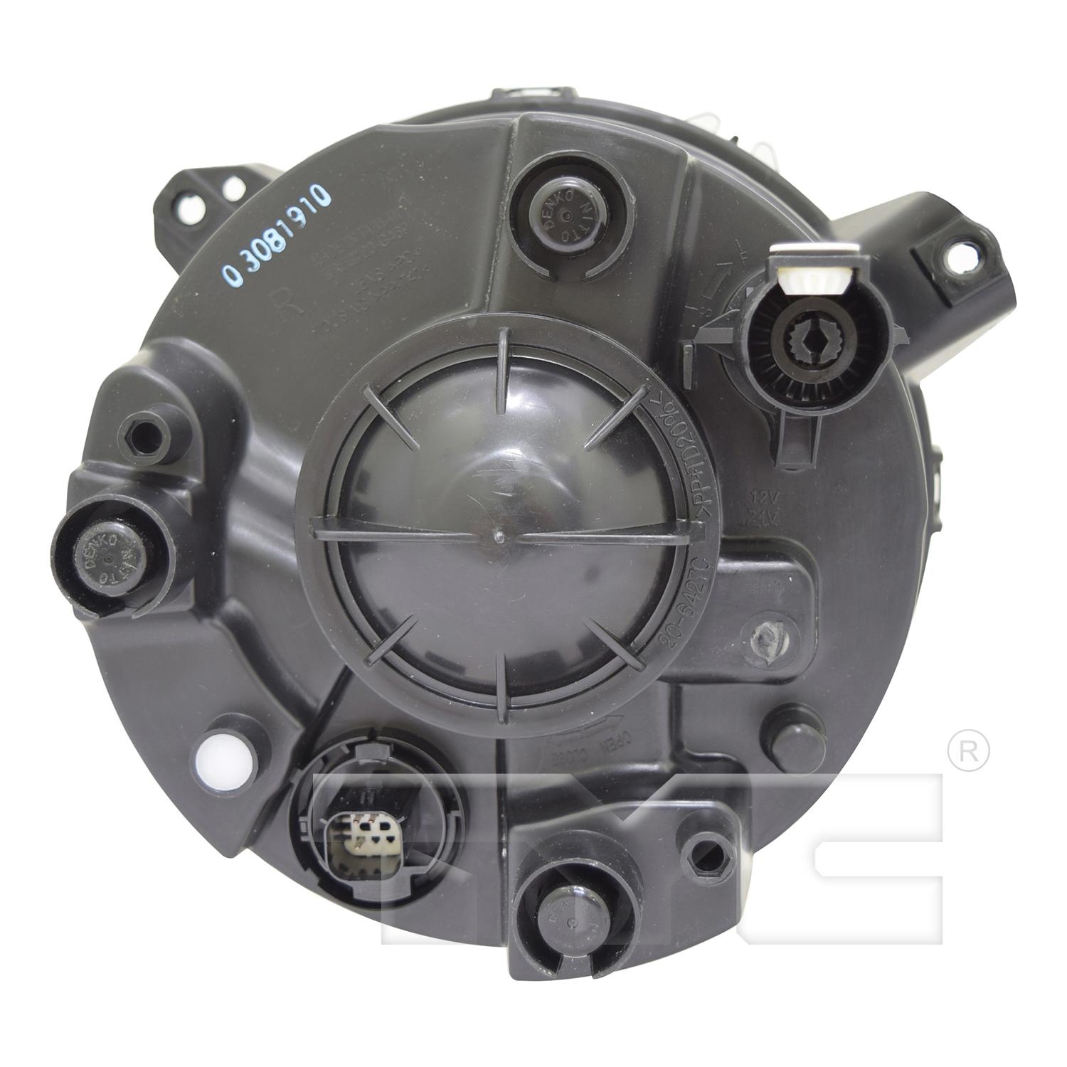TYC 2016469009 Headlight Assembly product image 2 of 6